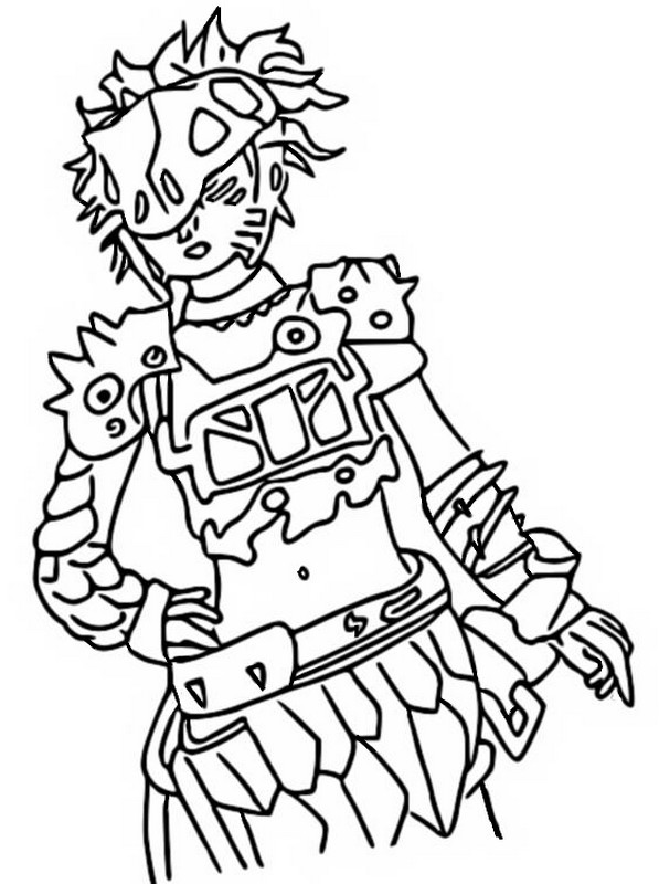 Coloring page Tarana