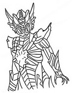 Coloring page Spire assassin