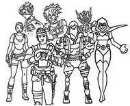 Coloring page Battle pass