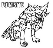 Coloring page Wolf