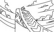 Disegno da colorare Trampolino di lancio