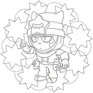 Desenho para colorir Sandy