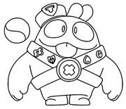 Coloring page New Brawler Squeak