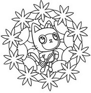 Coloring page Pandy Paws