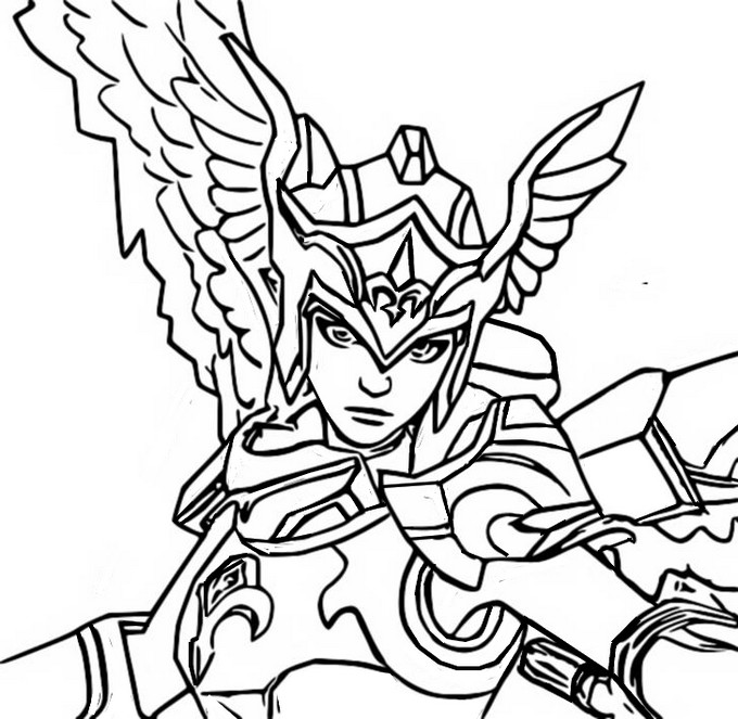 Desenho para colorir Camilla (Água)