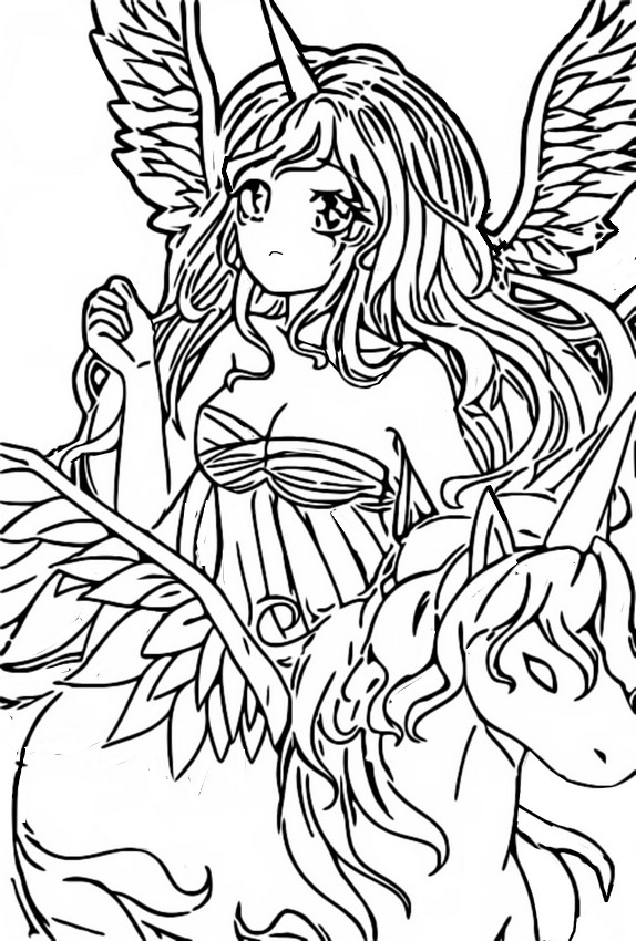 Dibujo para colorear Eleanor (Luz)