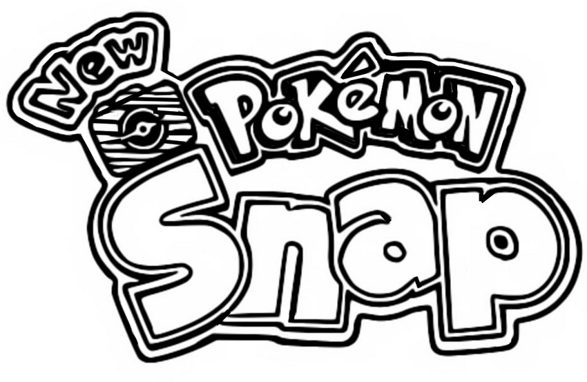 Desenho para colorir Logotipo - New Pokémon Snap
