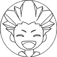 Kleurplaat Phil - Icon