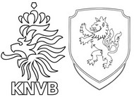 Coloring page Netherlands Czech Republic