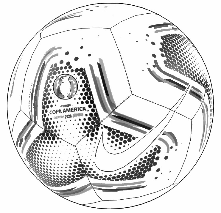 Desenho de Jogador de futebol com bola para Colorir - Colorir.com