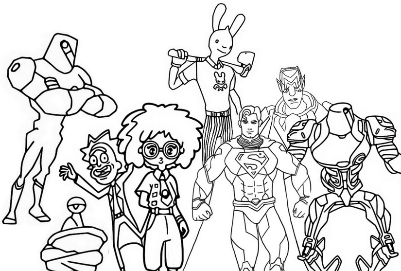 Coloring page Battle Pass