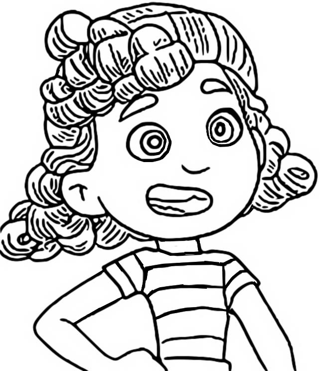 Coloring page Giulia Marcovaldo