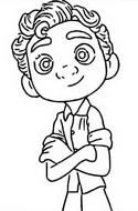 Dibujo para colorear Luca