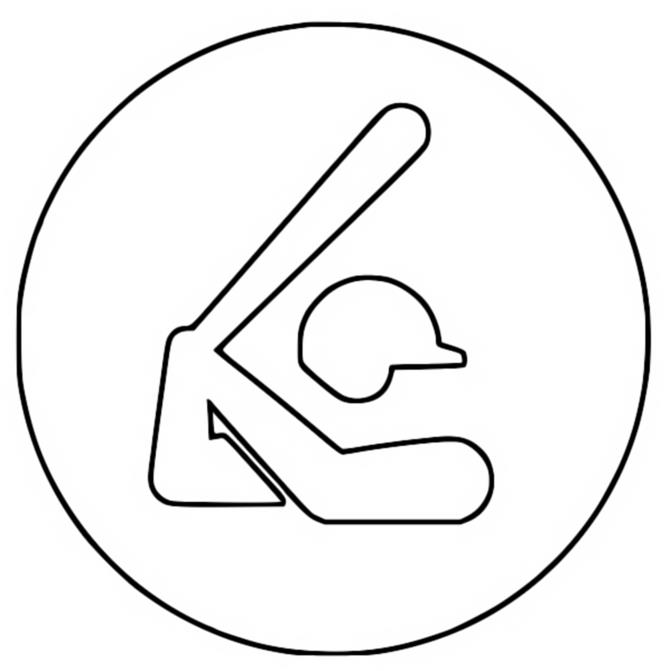 Kolorowanka Baseball