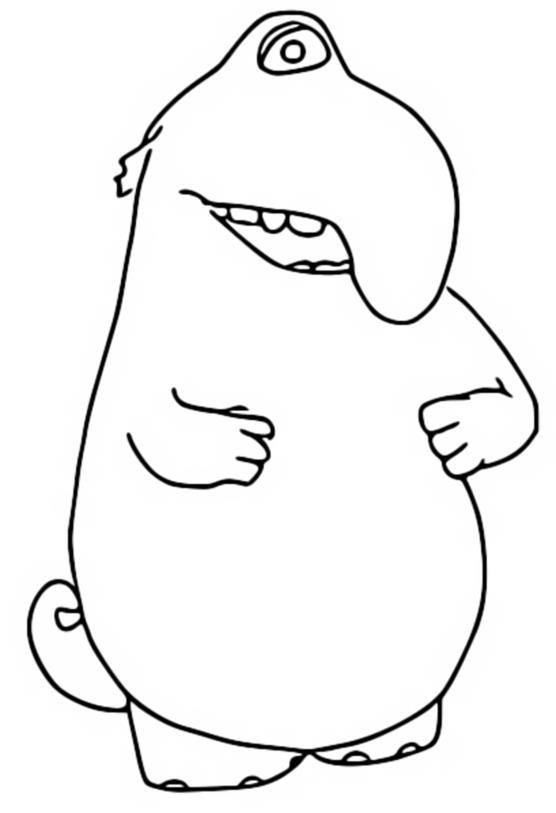 Coloring page Fritz
