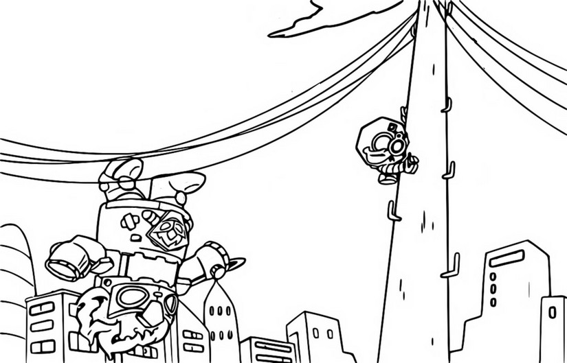 Coloring page Screwikz lost