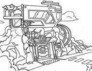 Coloring page Heros headquarters