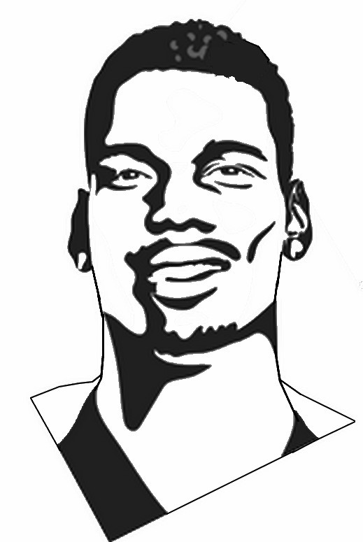 Desenho para colorir Paul Pogba