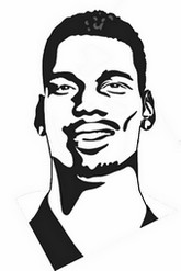 Kolorowanka Paul Pogba