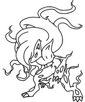 Desenho para colorir Hisuian Zoroark