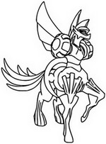 Coloring page Palkia (Origin Forme)​