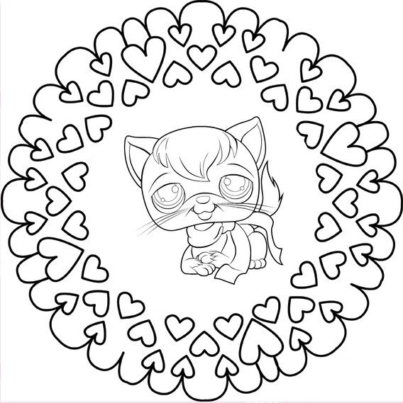 Dibujo para colorear Littlest Pet Shop