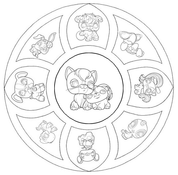 Dibujo para colorear Littlest Pet Shop