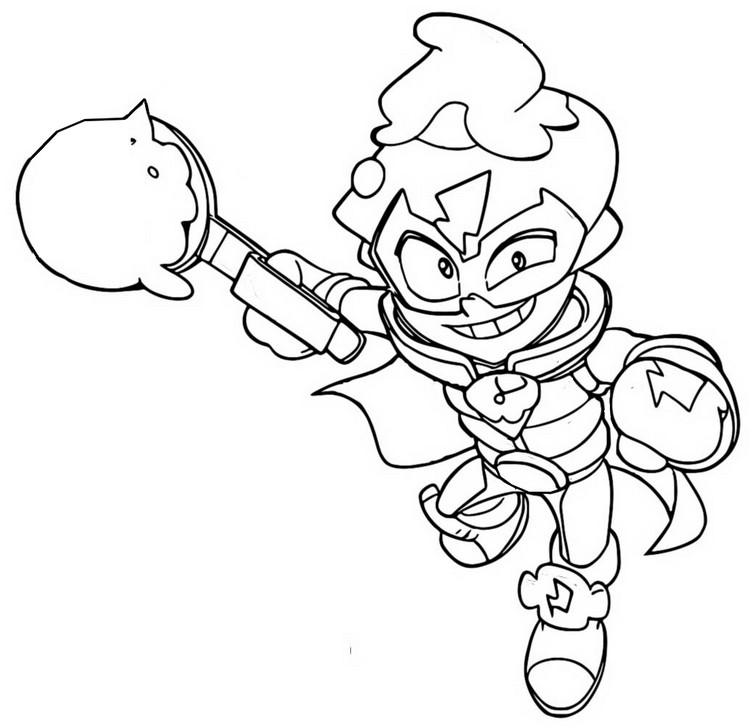 Coloriages Superthings Kazoom Kids - Superzings 8