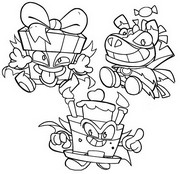 Coloring page Superthings Kazoom Kids - Superzings 8 : Smash Crash - K.05 -  Bad Party 7