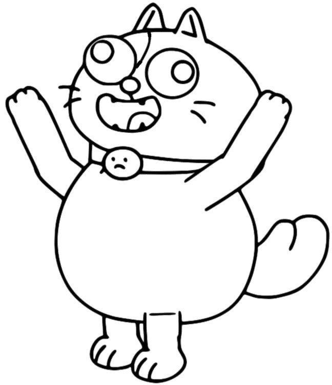 Coloring page Cat