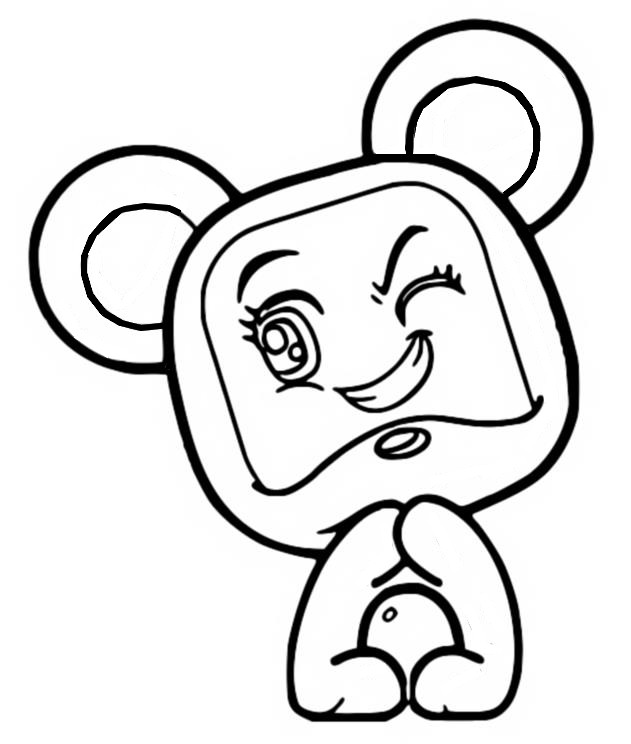 Coloring page Pets - Squitty - MojiPops