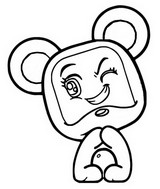 Disegno da colorare Pets - Squitty