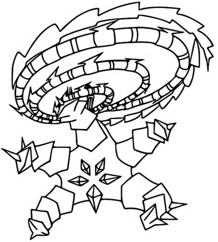 Coloring page Eternamax Eternatus