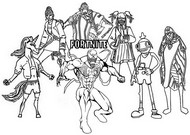 Dibujo para colorear Pase de batalla