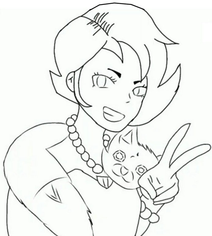 Coloring page New Brawler - Lola