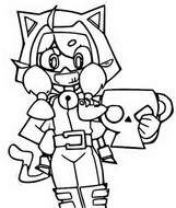 Coloring page Cat Burglar Jessie