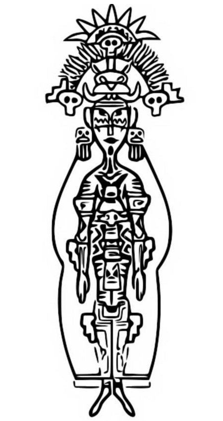 Desenho para colorir Princesa bárbara - Maya e os 3 Guerreiros