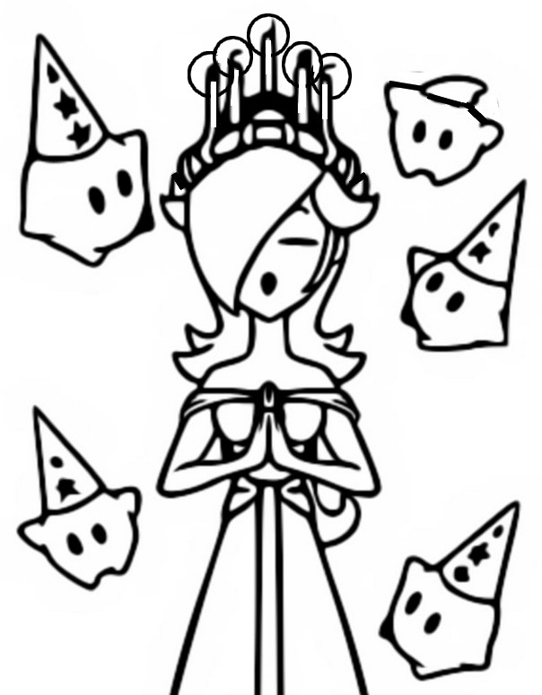 Coloring page Crown with candles - Saint Lucy's Day