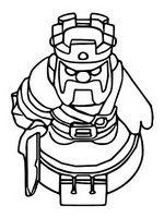 Coloring page Barbarian King