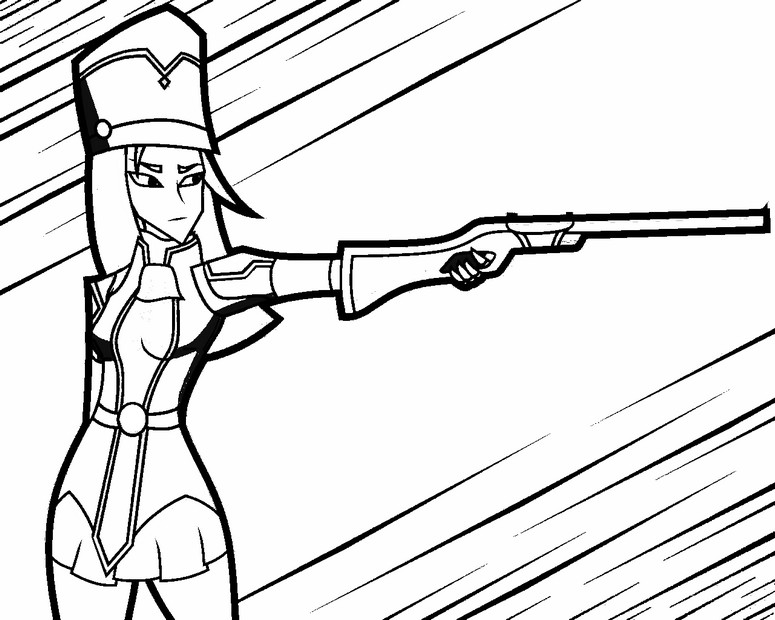 Desenho para colorir Caitlyn