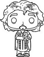 Coloring page Funko Pop Bruno Madrigal