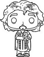 Dibujo para colorear Funko Pop Bruno Madrigal