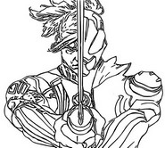 Coloring page Ronin