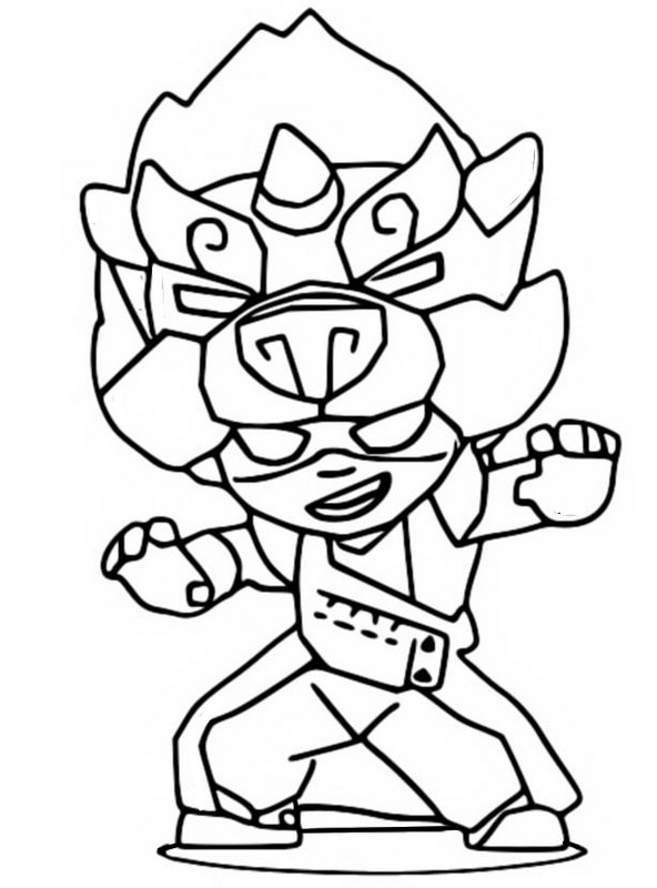 Desenho para colorir Nita Nian