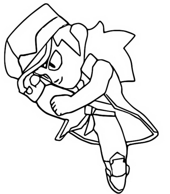 Coloring page Furious Fang