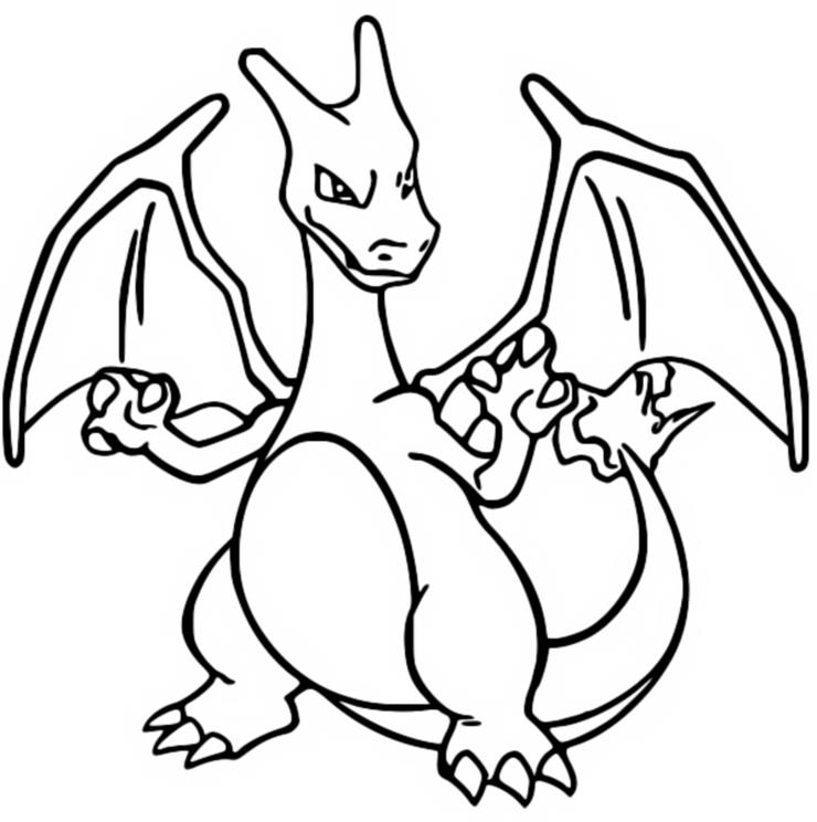 Desenhos de Pokemon Charizard - Como desenhar Pokemon Charizard