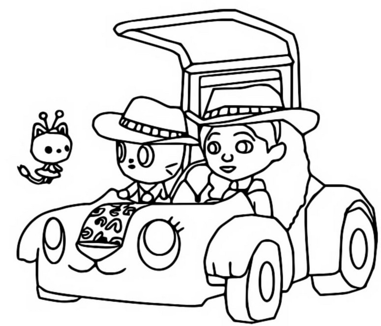 Coloring page S04E03 - Dollhouse Safari