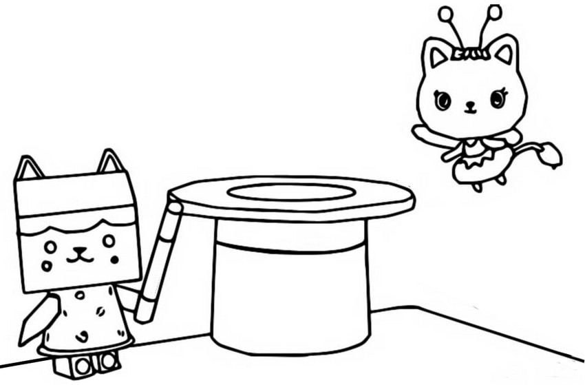 Coloring page S04E05 - Abra-CAT-Dabra!