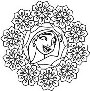 Coloring page Isabela