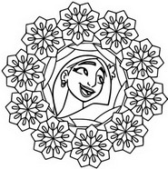 Imagini de colorat Isabela